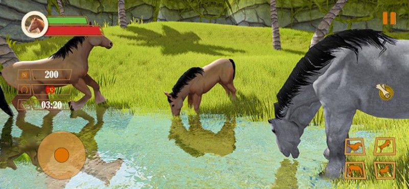 Wild Forest Horse Simulator screenshot