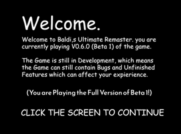 Baldi,s Ultimate Remaster! Image