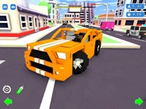 Blocky Car Racing Game Image