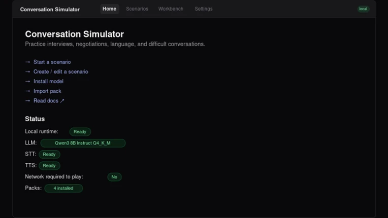 Conversation Simulator Image