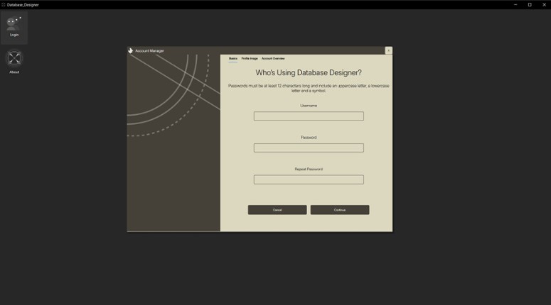 Database Designer screenshot