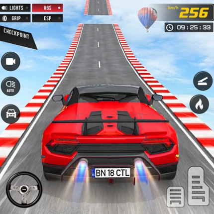 Superhero Car Stunt Driving Image