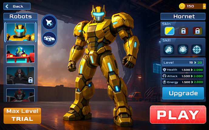 Robot City War: Car Transform screenshot