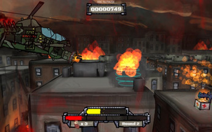 Super Rooftop Chopper Fighter screenshot