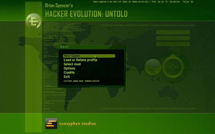 Hacker Evolution screenshot