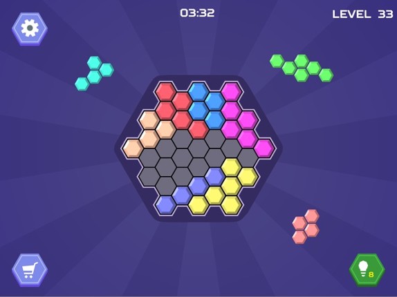 Hex Blocks Puzzle screenshot