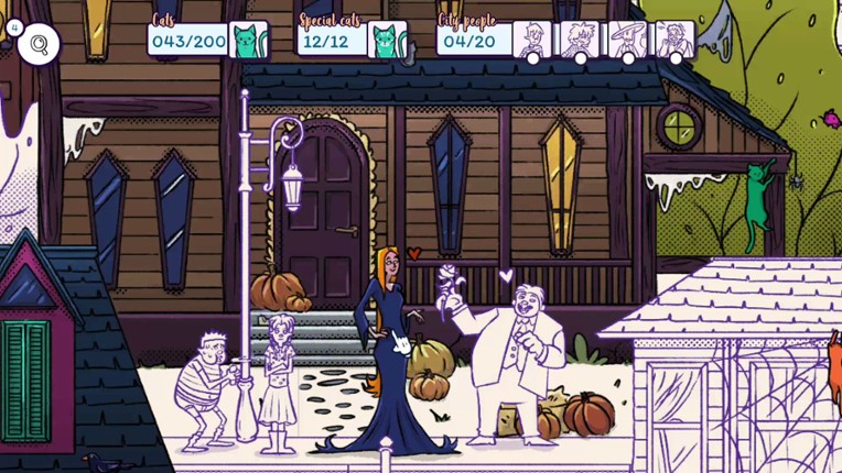 Hidden Cats in Spooky Town screenshot