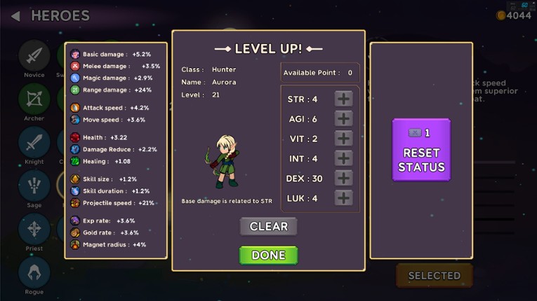 Legendary Heroes Survivors screenshot