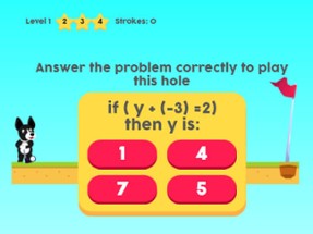 MathPup Golf 4 Algebra Image