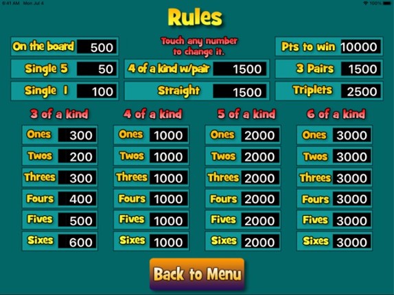 Original Farkle screenshot