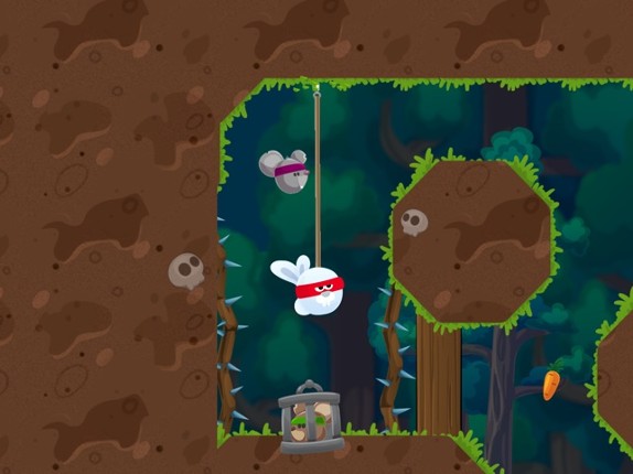 Rabbit Samurai - Grapple ninja screenshot