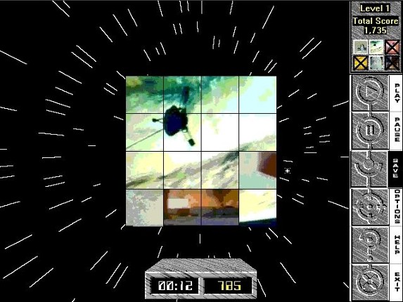 Video Cube: Space Image