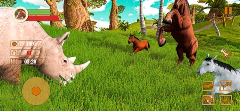 Wild Forest Horse Simulator screenshot