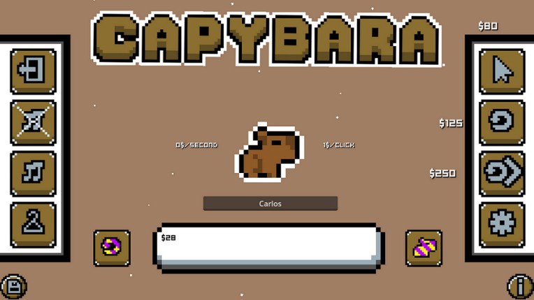 Capybara Achievement Clicker screenshot