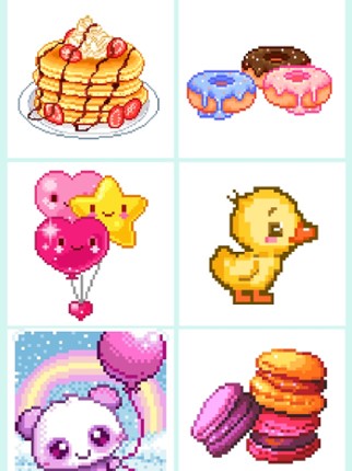 Color by number: Pixel drawing screenshot