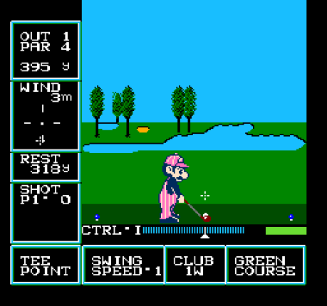 Family Computer Golf: U.S. Course Image