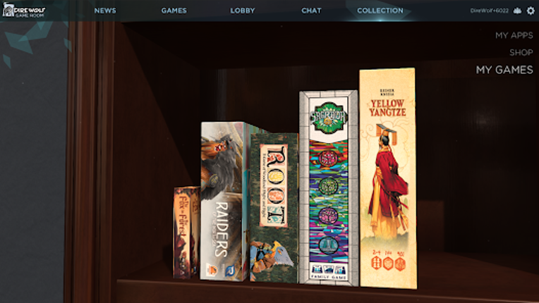 Dire Wolf Game Room screenshot