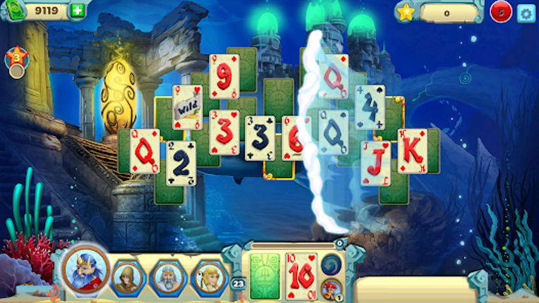 Solitaire Atlantis screenshot