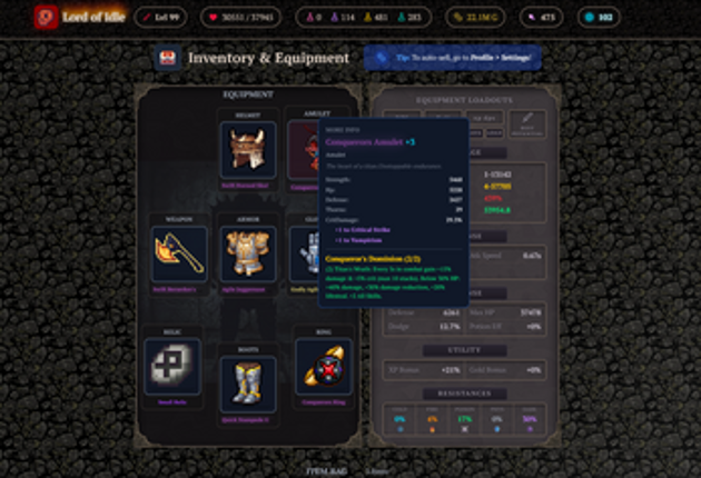 Lord of Idle screenshot