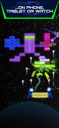 Neon brick breaker PRO screenshot