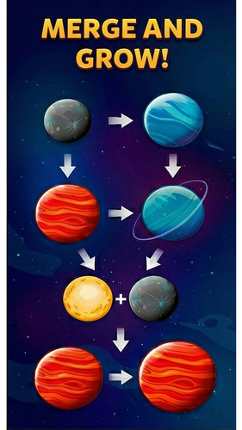 Planet Merge: Cosmic Puzzle Image