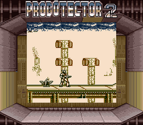 PROBOTECTOR 2 (魂斗羅2) SGB Enhanced PLUS (Super Game Boy) screenshot