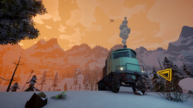 Snow-Steam Trail screenshot