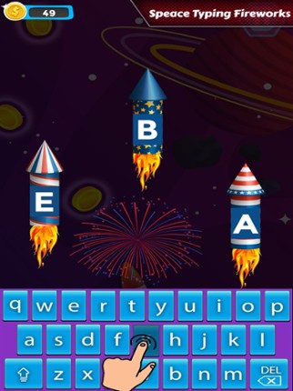 Space Typing:Speed Rocket screenshot