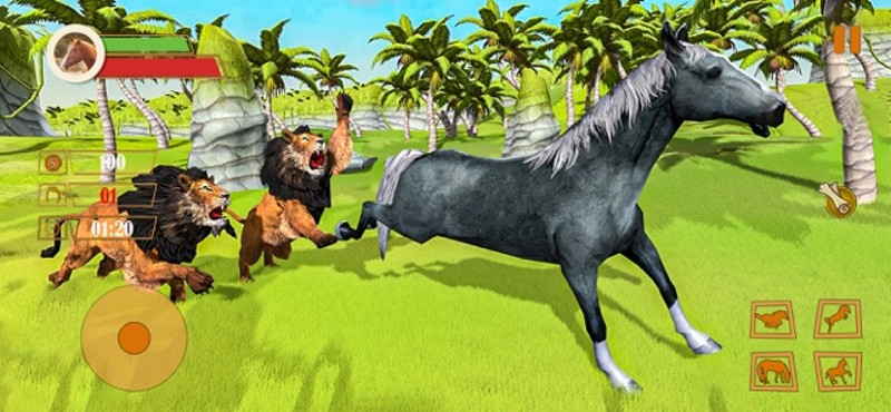 Wild Forest Horse Simulator Image