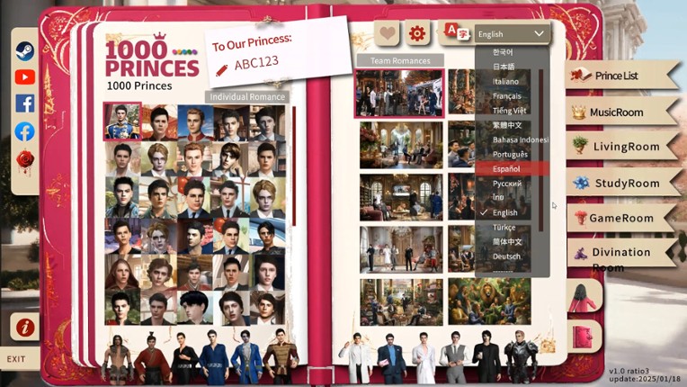 1000 Princes: Born to Love You screenshot