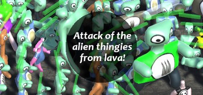 Attack of the alien thingies from lava! Image