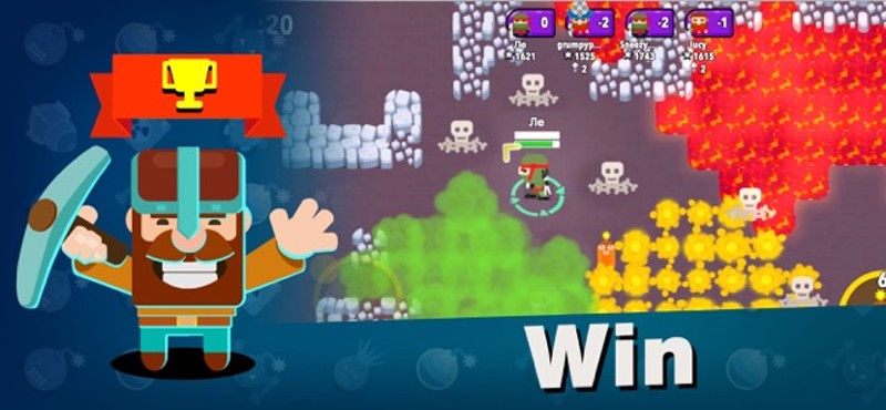 Bomber Diggers - Brawl heroes screenshot