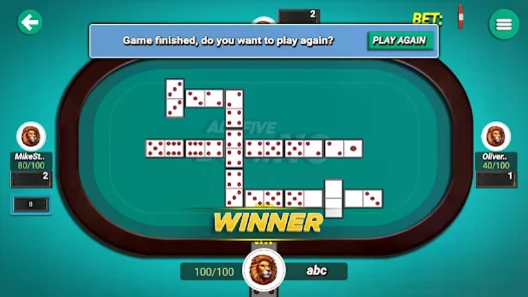 All Fives Dominoes – Muggins Image