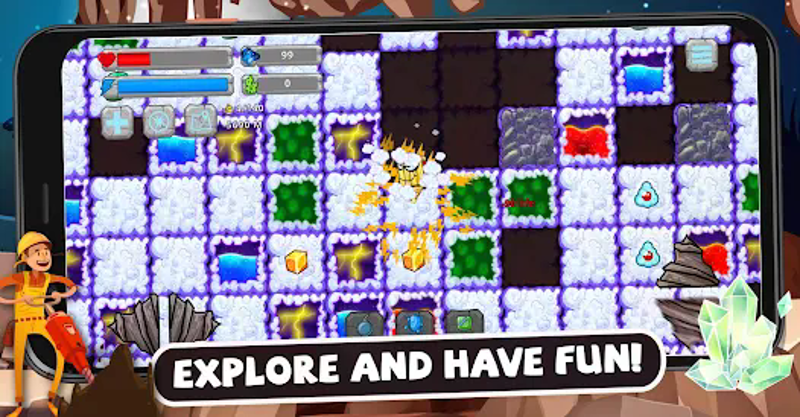 Digger Machine: find minerals screenshot