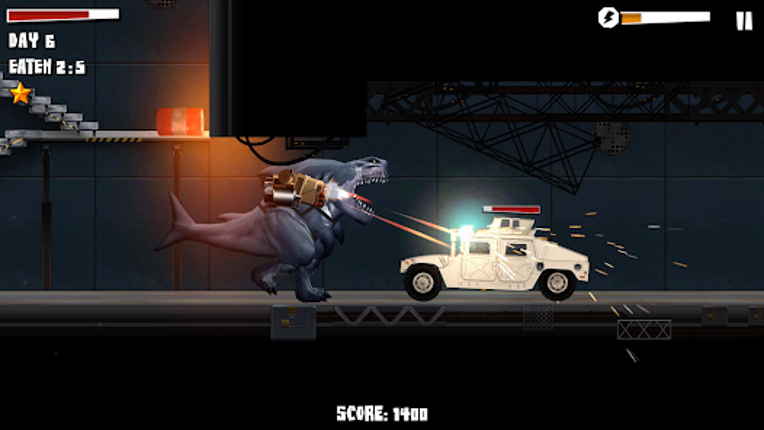 Sharkosaurus Rampage screenshot