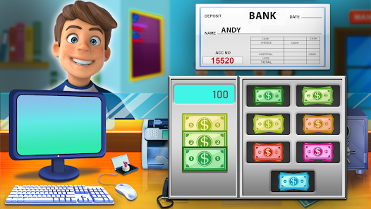 Bank Manager Cashier Games Image