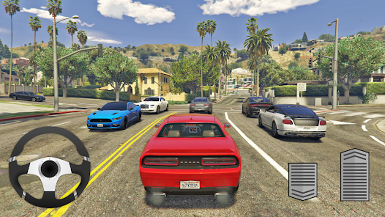 Dodge Challenger Driving Simul screenshot