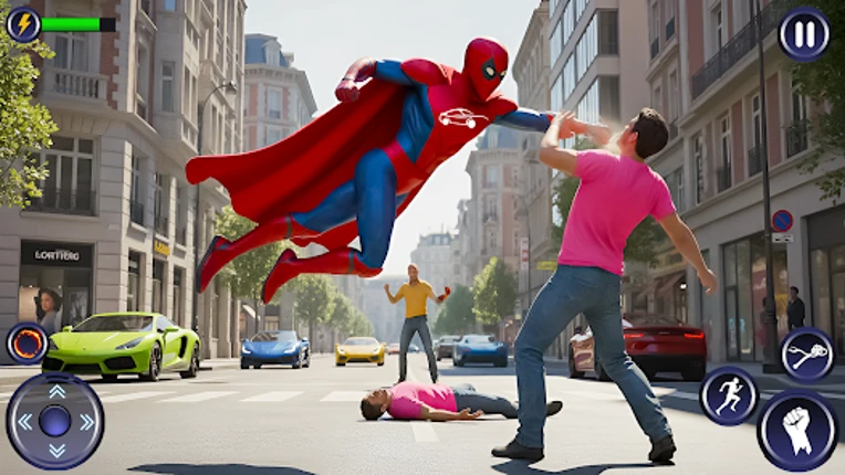 Spider Hero Fight Rescue City screenshot