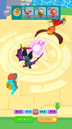 Monster Evolution Run & Battle Image