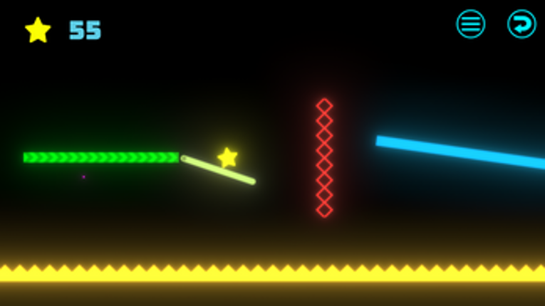 Neon Ball Platformer screenshot