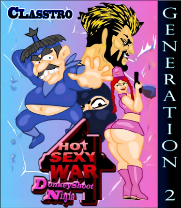 Hot Sexy War 4 " Donkeyshoot Ninja" (classtro g2 game) Game Cover