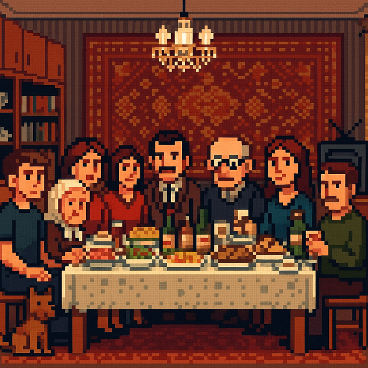 Games like How to survive a family dinner