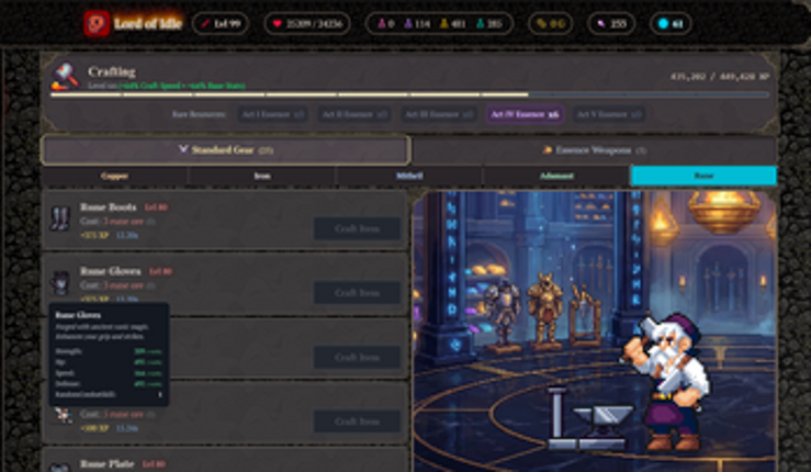 Lord of Idle screenshot