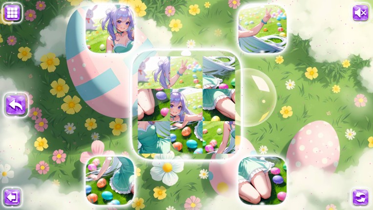 Lovely Anime Puzzle: Easter screenshot