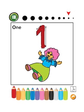 Numbers Tracer Phonics Coloring Book: Learning Basic Math Free For Toddlers And Kids! screenshot