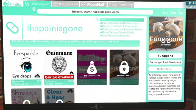 Pharmacy Store Simulator screenshot