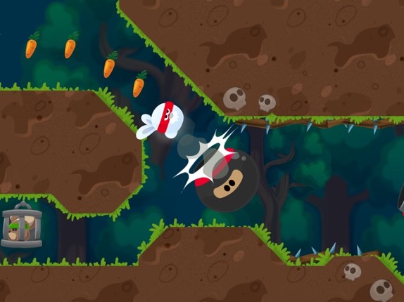 Rabbit Samurai - Grapple ninja screenshot