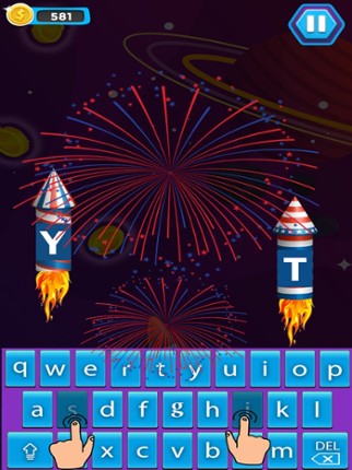 Space Typing:Speed Rocket screenshot