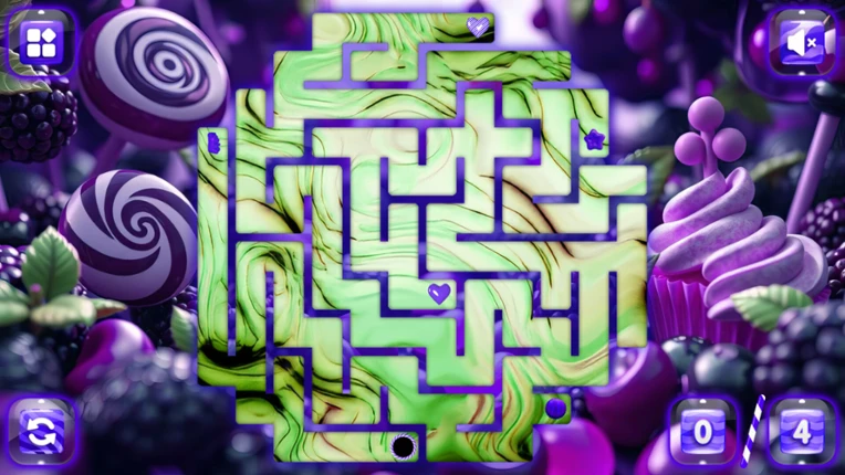 Sweetie Candy Maze: Blackberry screenshot