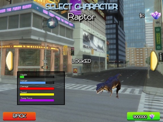 T-rex Simulator City World Image